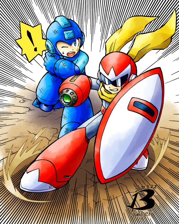 ロックマンを守れ!助太刀のブルース!