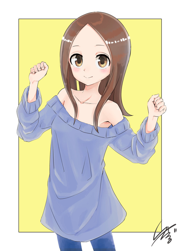 肩だし高木さん（Twitterタグ企画）