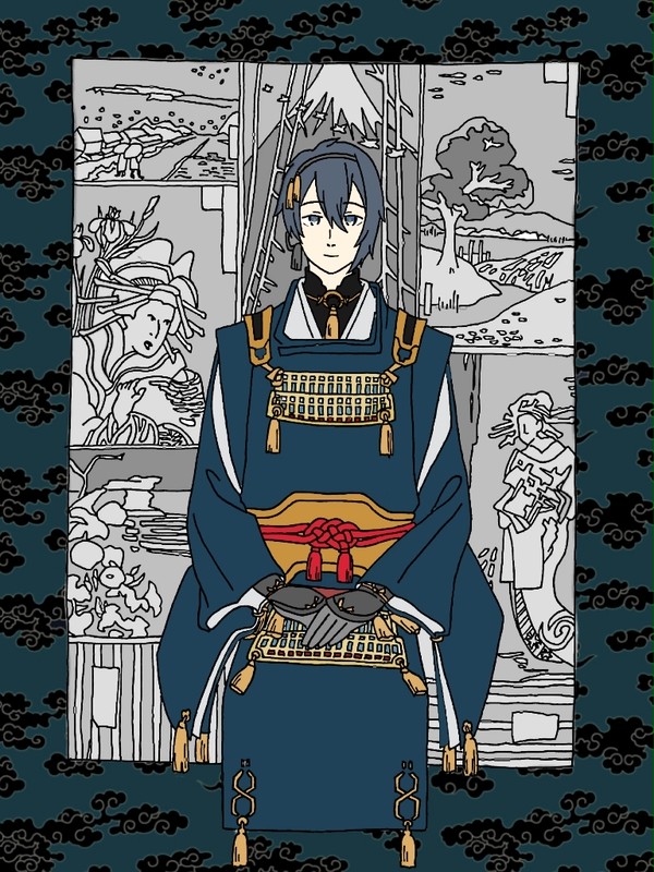 【三日月爺さんの肖像】