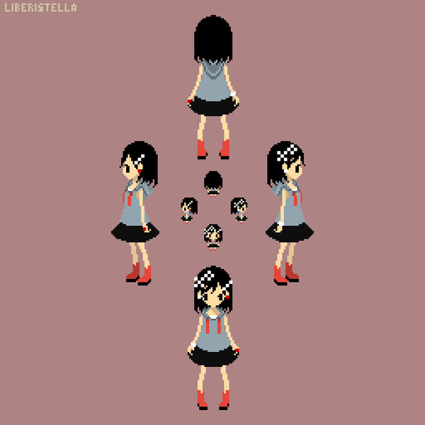【リべリステラ物語】メインキャラクター ドット絵