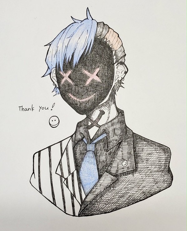 ペン画