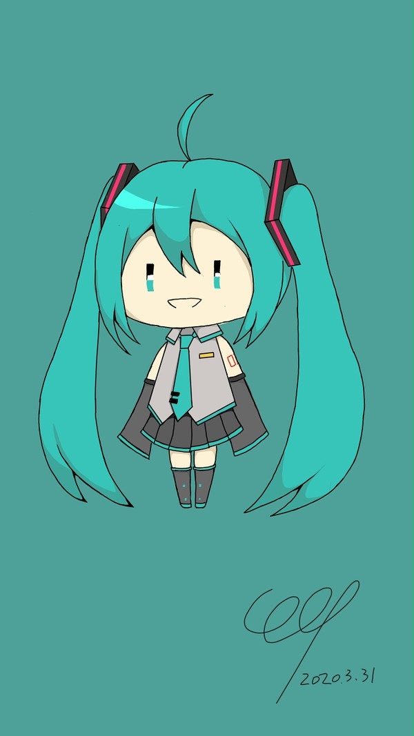 可爱的miku!