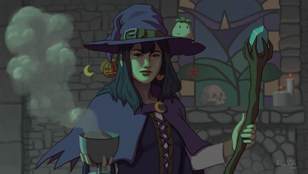 A witch's lair