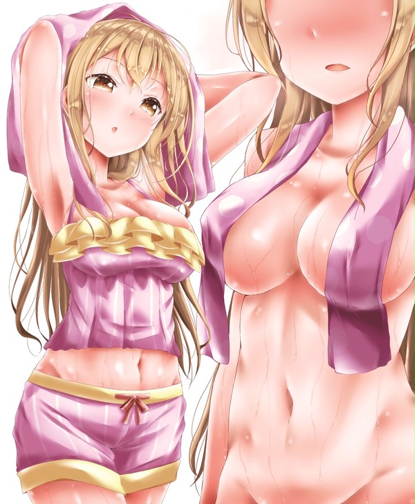お風呂上がりの有紗