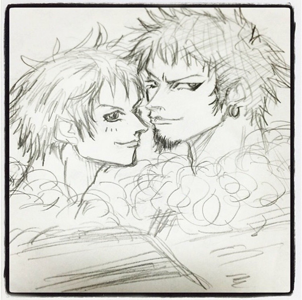 Luffy and Law