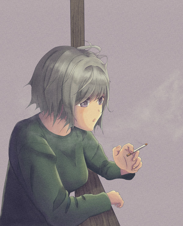 タバコ女子