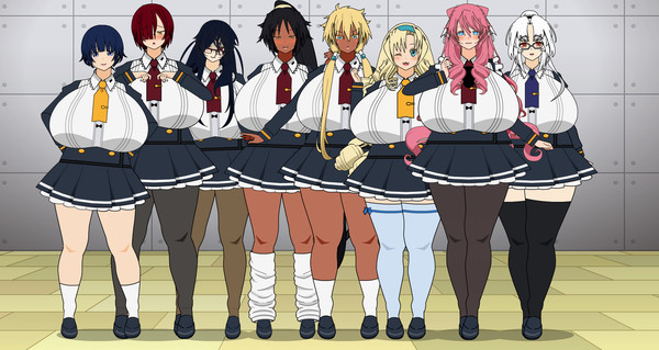 おっぱい学園シリーズ  また作ってしまった。