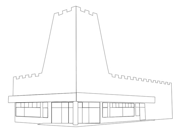 おもちゃのハローマック線画