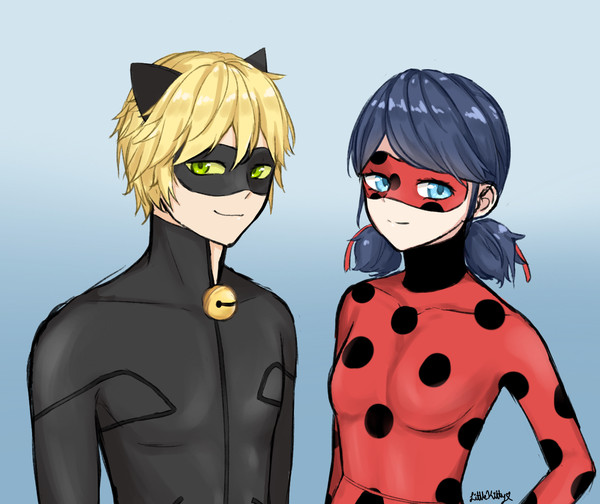 FA: Chat noir and Ladybug