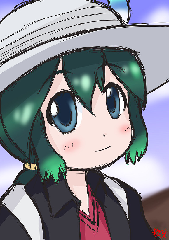 かばんさんを60分で描いてみた結果