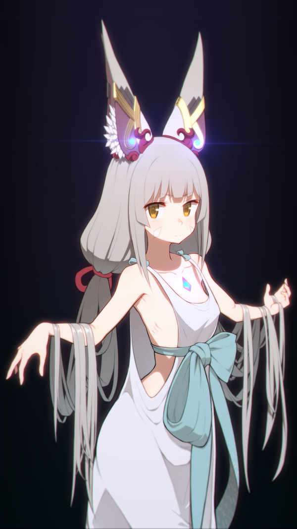 Nia in Yonah's cloth