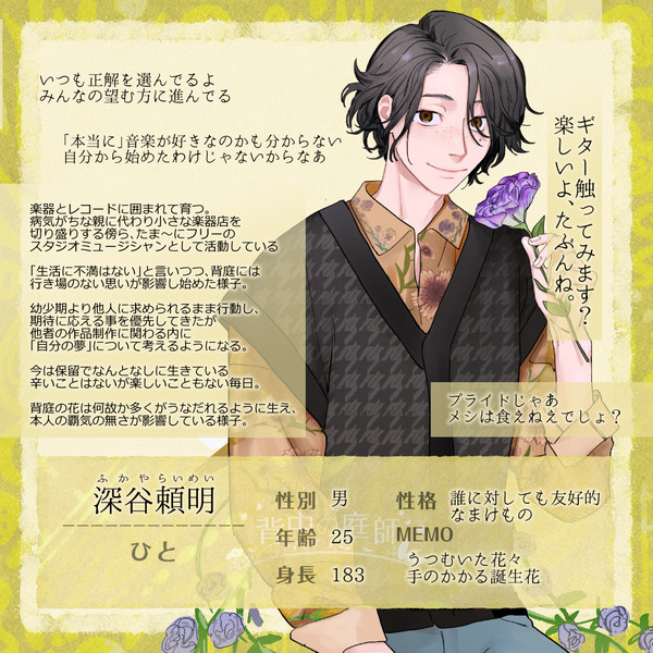 【背庭】深谷 頼明【ひと】