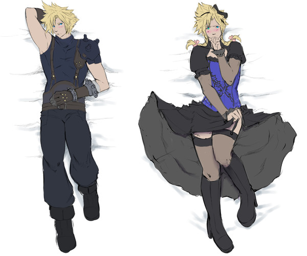 (w.i.p)cloud strife body pillow