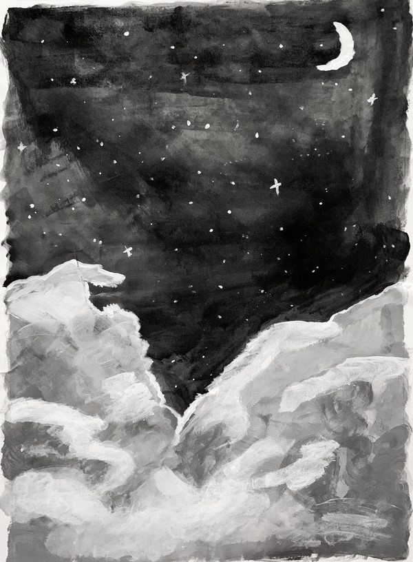 冰山与星空