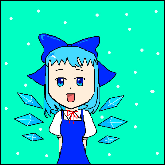 チルノ描いた