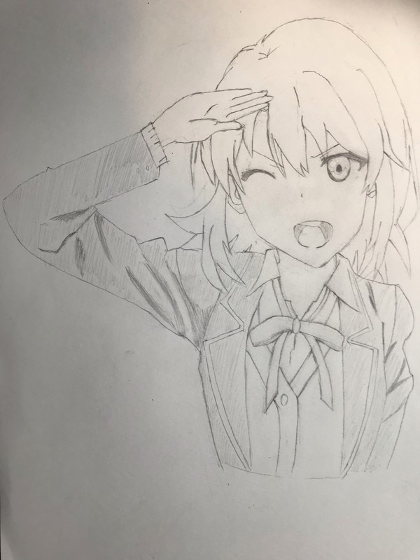 鉛筆書きいろはす！