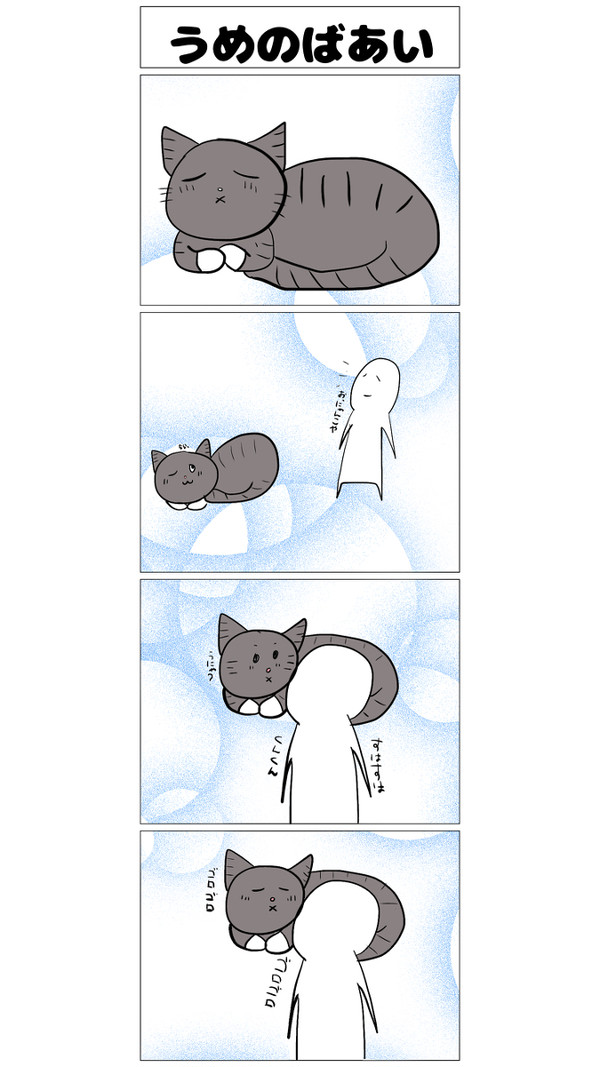 愛猫の四コマ