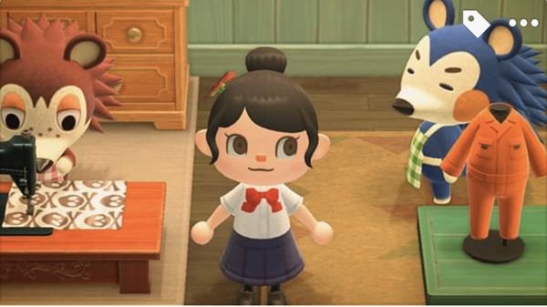 あつまれどうぶつの森 三葉の制服モチーフ