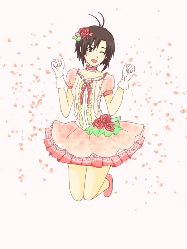 ふりふりのドレス