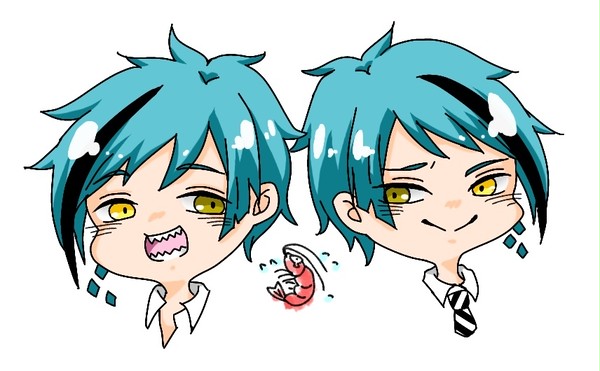 リーチ兄弟と小エビちゃん