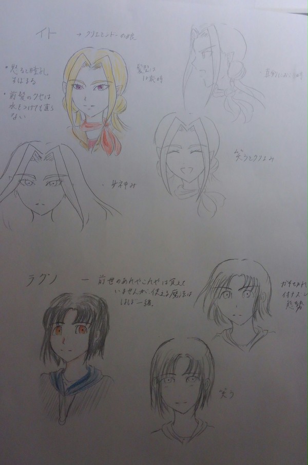 少女イトと創造の島　キャラクターイメージ