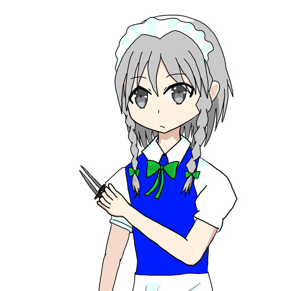咲夜さん描いてみた