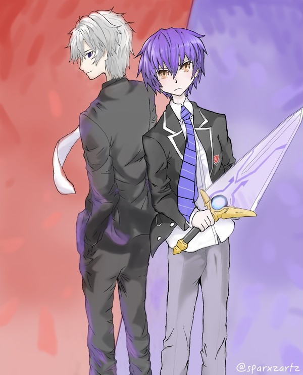 Isaac Westcott and Shidou Itsuka