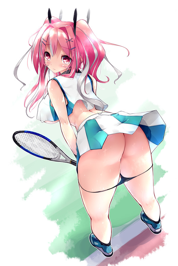 ぱんつ脱がされかけたブレマートンちゃん