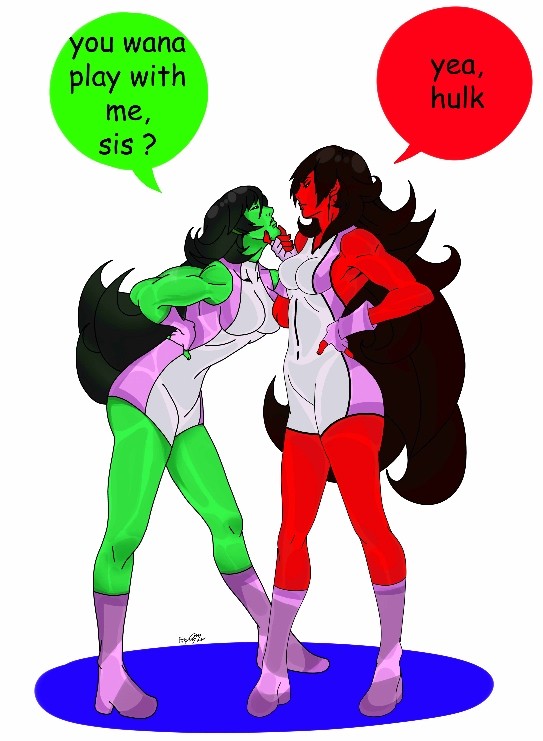 SHE HULK X RED SHE HULK