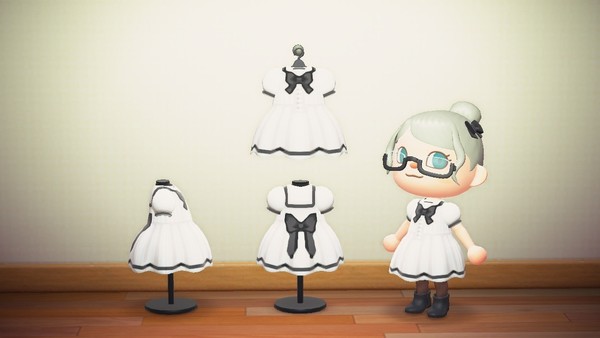 黒リボンセーラーワンピ