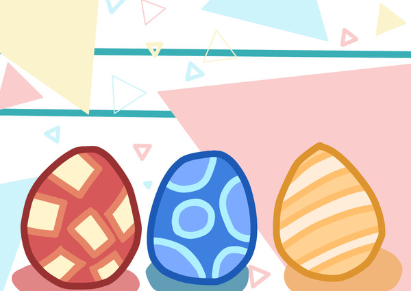 Three eggs