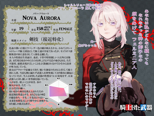 【士武LS】ノヴァ・アウローラ【キャラシ】