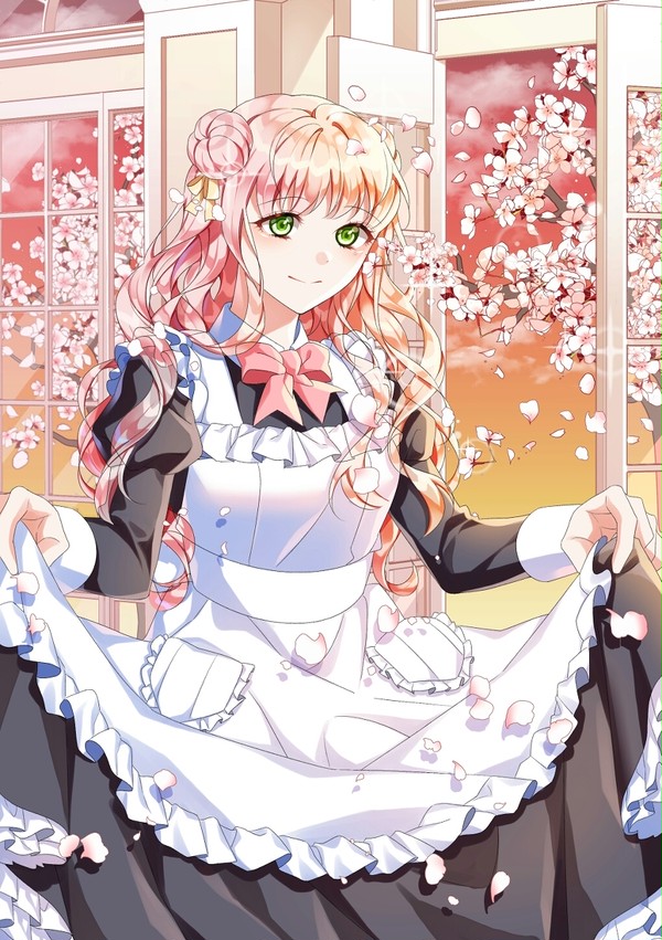 メイド(昔絵のリメイク)