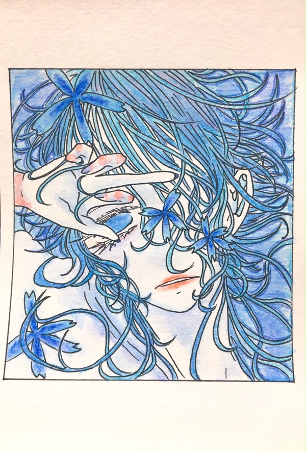 青