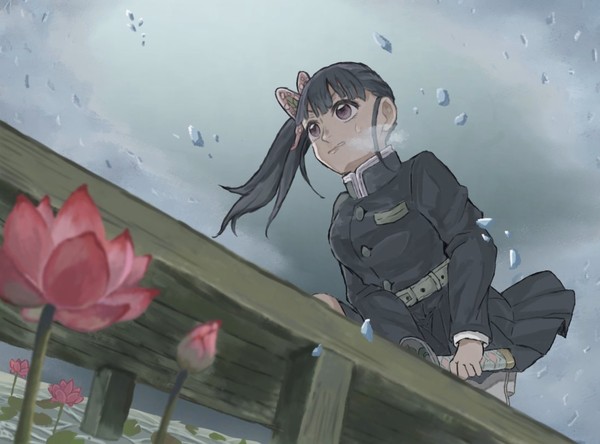 童磨戦のカナヲ