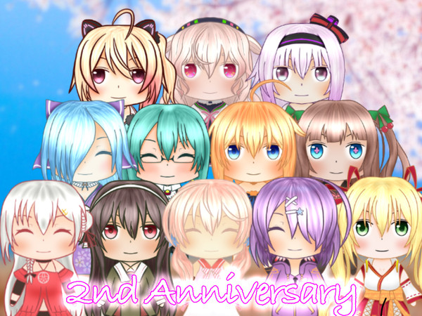 アイドル部2周年記念絵