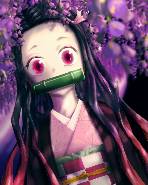 禰豆子を描きました2