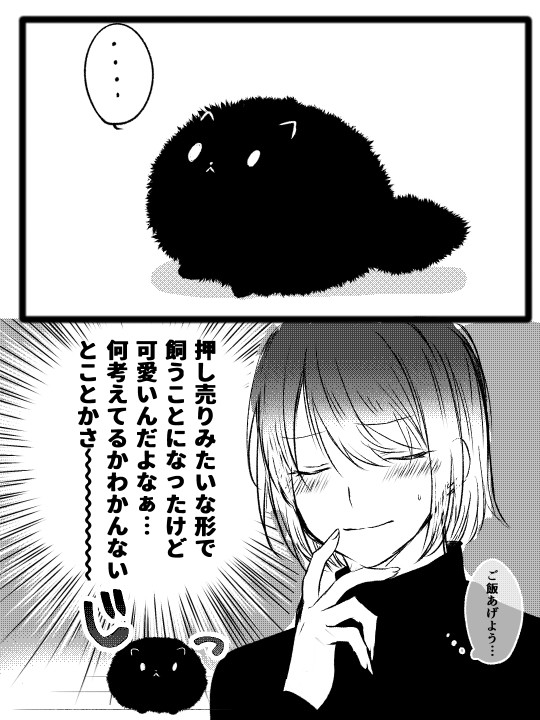 黒いモフモフを飼う話