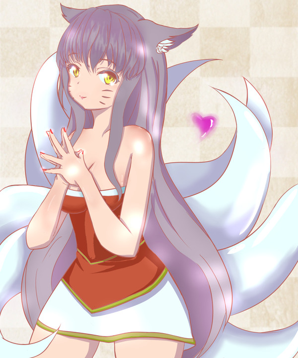 Ahri(アーリ）　少し脱がしてみた。