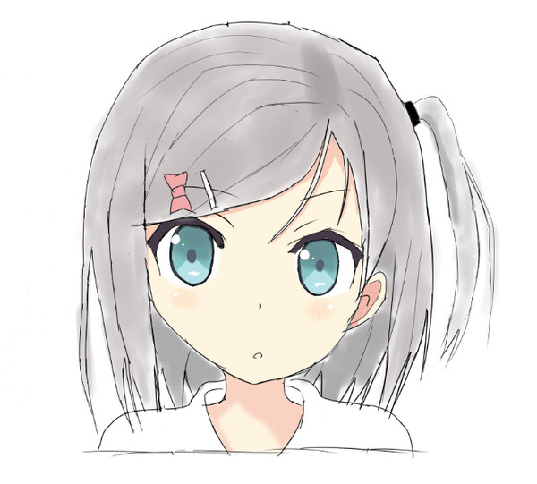 模写 筒隠月子