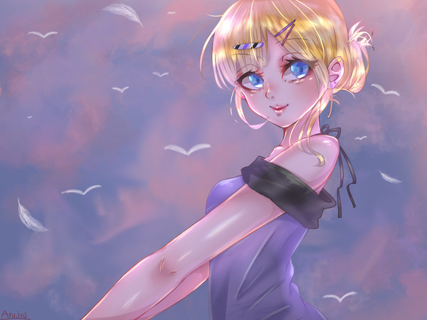 金髪のあの子