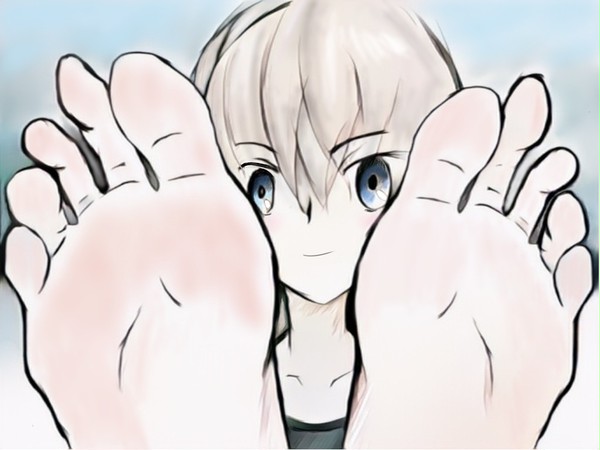 足フェチ絵　塗り練習