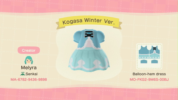 [ACNH][東方]Kogasa Tatara(Winter)