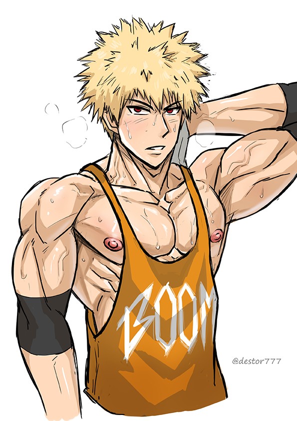 sweaty bakugo