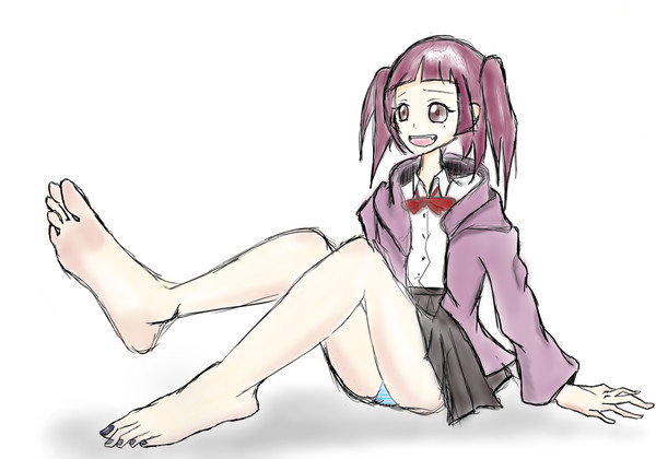 足フェチ練習絵（エアブラシ練習）