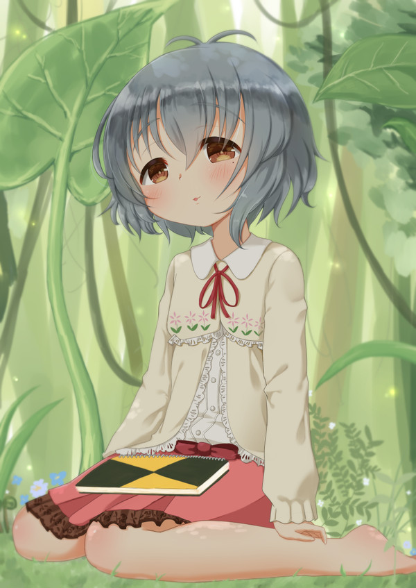 がんばって森描きました【成宮由愛ちゃん】