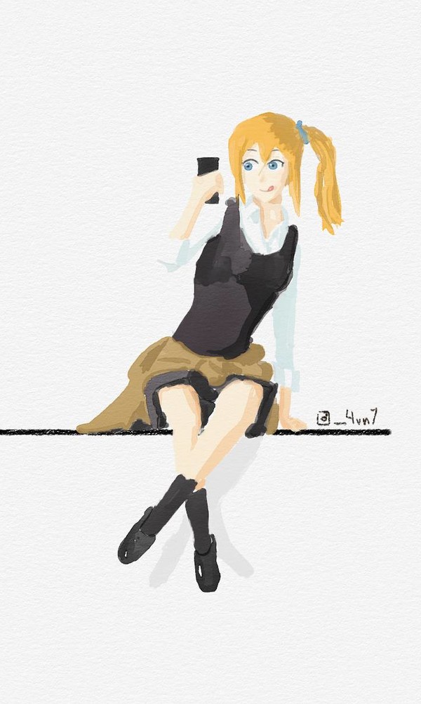 selfie of Hayasaka