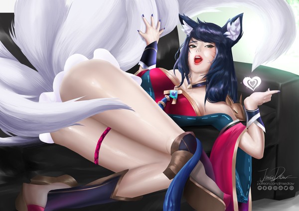 Ahri (league of legends) - Pinup