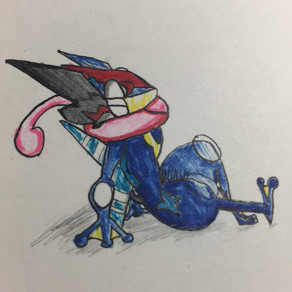 手書きサトシゲッコウガ