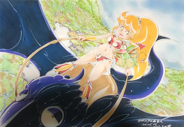 キーラを気持ちよさそうに駆るキャロン♡